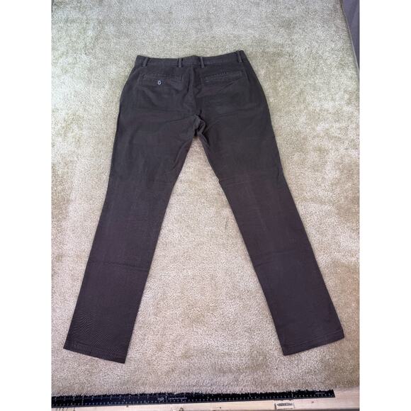 Old Navy Pants Mens 32x32 Brown Ultimate Slim Cotton Blend Chino C489 - Picture 4 of 14